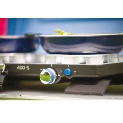 Campingkocher Campingaz 400 S | Ausstellungsstück -Camping Förderung 2 flammiger campingkocher campingaz 400 s piezozuendung 1000 4 28712