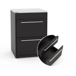 Weber Outdoorküche BBQ-Kitchen 331, 3 Modul Für Genesis E-335 -Camping Förderung 2fach schubladen modul bbq outdoor kitchen anbausystem weber gas grillkueche schwarz 1000 7 26516