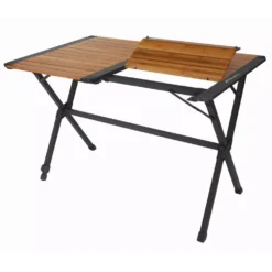 Campingtisch Eurotrail Chambery Bamboo M -Camping Förderung aluminiumtisch eurotrail chambery bamboo mit rollbarer tischplatte falttisch 1000 2 20616