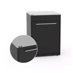 Weber Outdoorküche BBQ-Kitchen 331, 3 Modul Für Genesis EX-335 -Camping Förderung bbq kitchen outdoor kueche tuermodul arbeitsplatte individuell verstellbar vollverzinkt pulverbeschichtet black 1000 5 26522