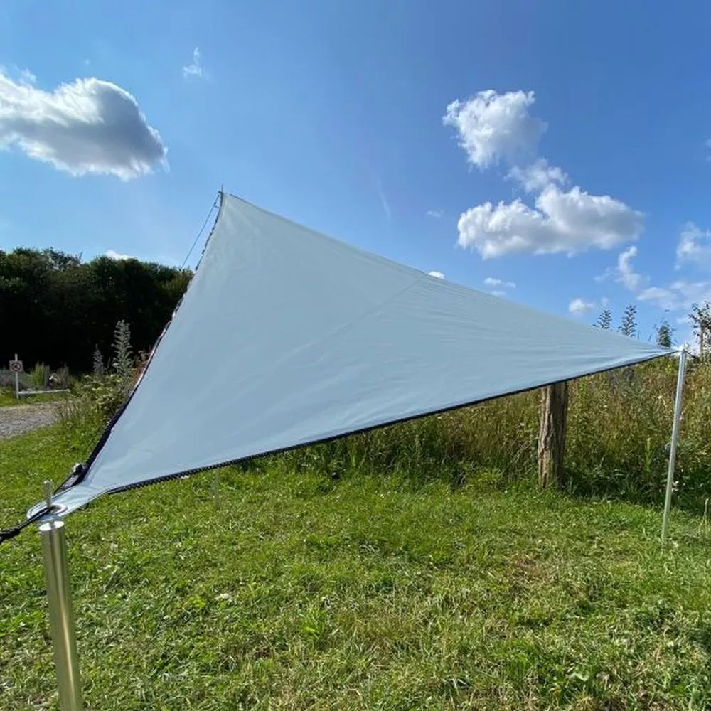 Camping-Sonnensegel Bent TC Zip Canvas Scandinavian, Design: Sky Gray 1 Camping-Sonnensegel Bent TC Zip Canvas Scandinavian, Design: Sky Gray