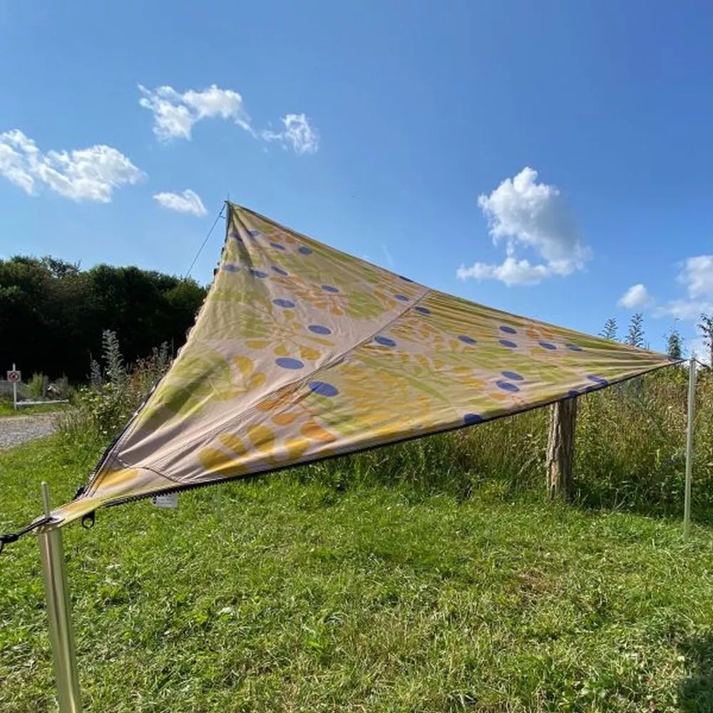 Camping-Sonnensegel Bent TC Zip Canvas Scandinavian, Design: Forrest Blueberrys 1 Camping-Sonnensegel Bent TC Zip Canvas Scandinavian, Design: Forrest Blueberrys