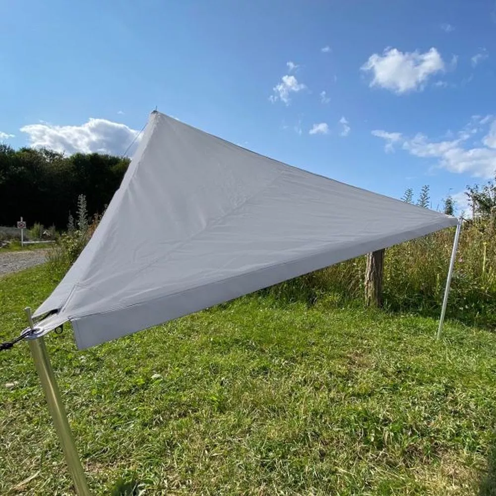 Camping-Sonnensegel Bent TC-Zip Protect Canvas, Design: Drizzle 1 Camping-Sonnensegel Bent TC-Zip Protect Canvas, Design: Drizzle