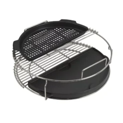 Edelstahl-Grillrost Big Green Egg Stainless Steel Half Grid, Large -Camping Förderung big green egg eggspander basket large 1000 2 23052