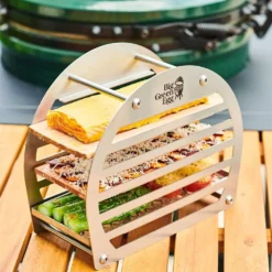 Smoking Tower Big Green Räucherturm 7 Smoking Tower Big Green Räucherturm -Camping Förderung big green egg zubehoer smoking tower kompatibel mit kamado grill medium large xlarge 2xlarge raeuchern grillen garen auf 6 ebenen 1000 3 27413