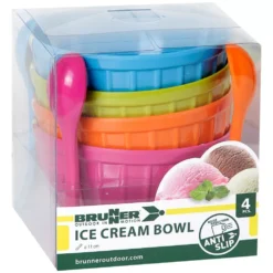 Eisbecher-Set Brunner Set Ice Cream Bowl -Camping Förderung brunner ice cream bowl seteiscremebeche eisbecher eisschale 4 teilig 10000 2 21583
