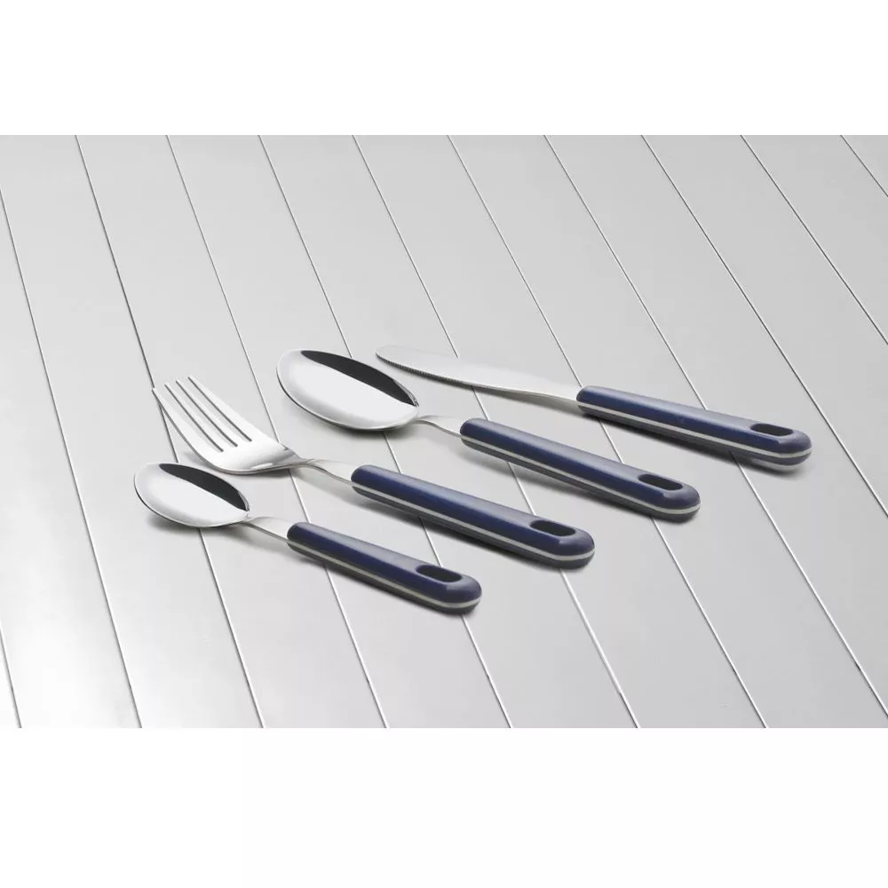 Campingbesteck Besteckset Brunner Savor, Dunkelblau 2 Campingbesteck Besteckset Brunner Savor, Dunkelblau – Bild 2