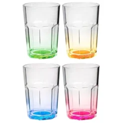 Camping-Trinkgläser Brunner Octoglass Color, 4er-Set