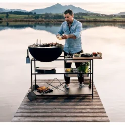 FIRE KITCHEN Mit BOWL 70 Plancha-Grillset Tief -Camping Förderung buchenholz arbeitsplatte fire kitchen hoefats mit bowl 70 plancha grill set mobile aussenkueche 1000 2 26346