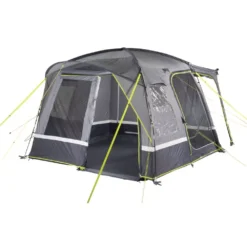 Freistehendes Busvorzelt High Peak Tour 2.0 -Camping Förderung buszelt high peak tour 20 freistehendes campingbusvorzelt hellgrau grau lime 1000 2 22658