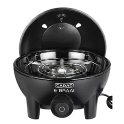 Tragbarer Elektrogrill Cadac Dometic E-Braai 40, Black -Camping Förderung cadac dometic elektrischer trischgrill e braai 40 schwarz topfstaender 1000 3 23917