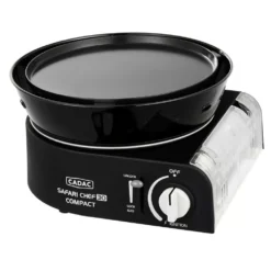 Gaskartuschenkocher Cadac Dometic Safari Chef 30 Compact -Camping Förderung cadac dometic kompacter gasgrill safari chef compact 30 mbar bajonettkartuschengrill glatte grillplatte 1000 2 23915