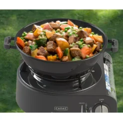 Gaskartuschenkocher Cadac Dometic Safari Chef 30 Compact -Camping Förderung cadac dometic kompakter gasgrill picknickgrill safari chef compact 30 mbar 1000 9 23915