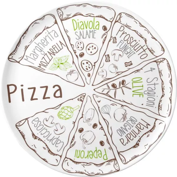 Campinggeschirr Pizzateller Brunner Pizza-Set 1 Campinggeschirr Pizzateller Brunner Pizza-Set