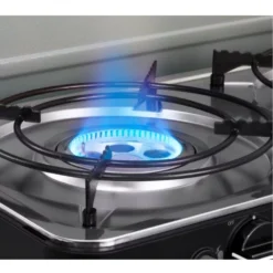 Campingkocher Cadac Dometic 2-Cook 3 Turbo FFD Stove, 50 Mbar -Camping Förderung campingkocher 2 cook 3 turbo stove cadac dometic zuendsicherung schwarzer campinggasgrill 1000 5 26228