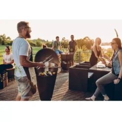 Holzkohlegrill Cone Höfats -Camping Förderung cone holzkohlegrill hoefats feuerkorb feuerschale feuerstelle multifunktionaler grill campinggrill 1000 5 22406