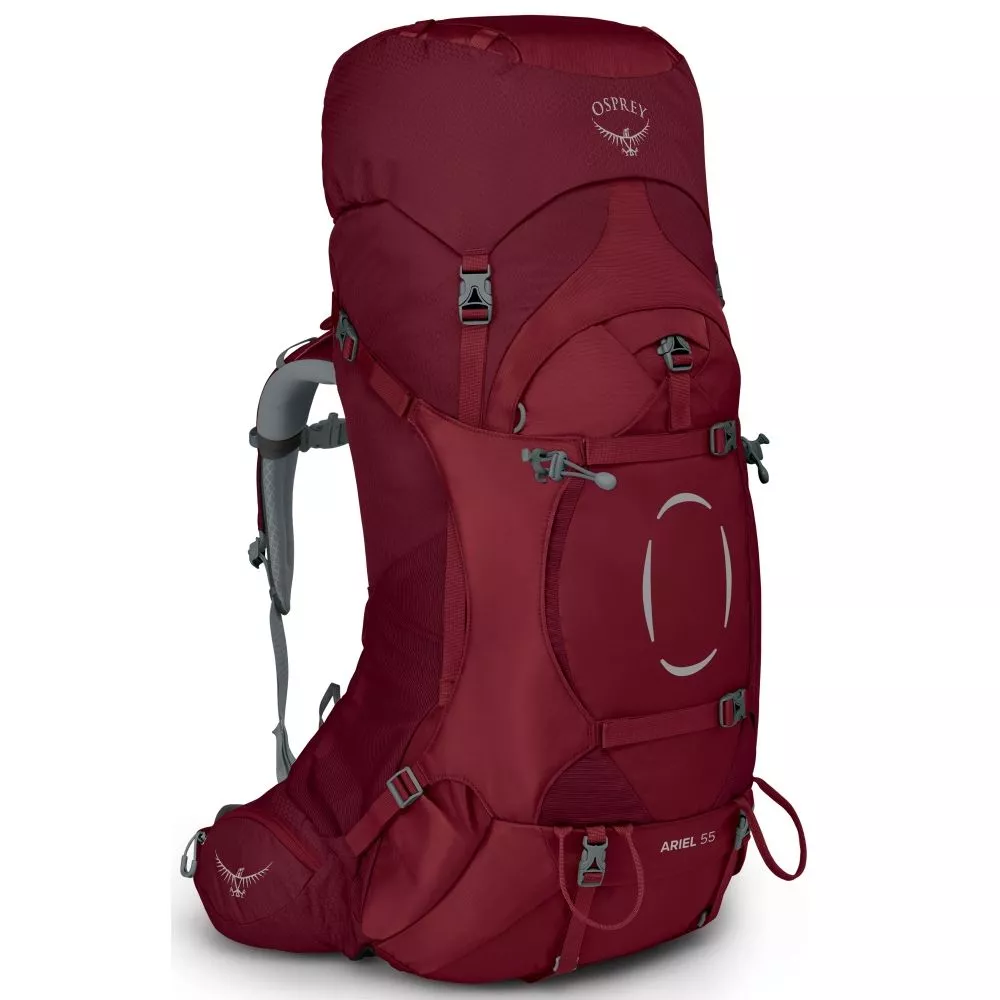 Trekkingrucksack Osprey Ariel 55 WXS/S, Claret Red 1 Trekkingrucksack Osprey Ariel 55 WXS/S, Claret Red