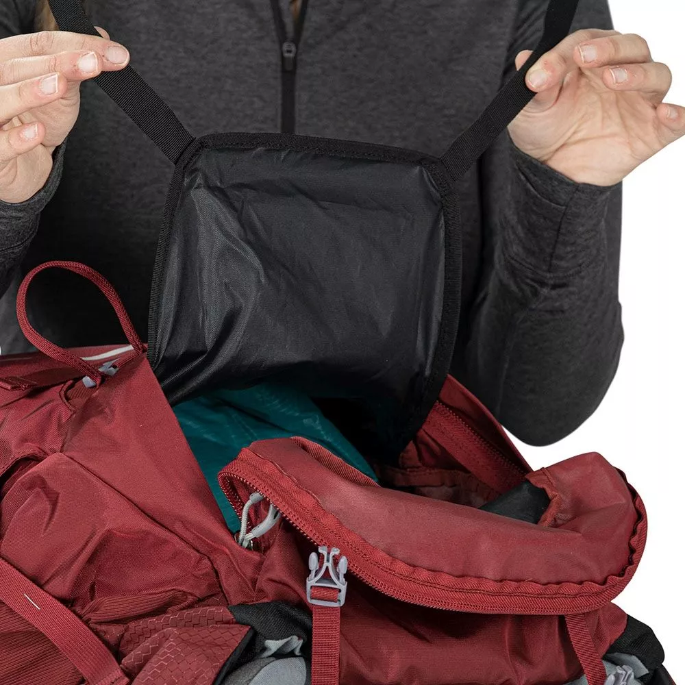 Damenrucksack Osprey Ariel 55 WM/L, Claret Red 10 Damenrucksack Osprey Ariel 55 WM/L, Claret Red – Bild 10