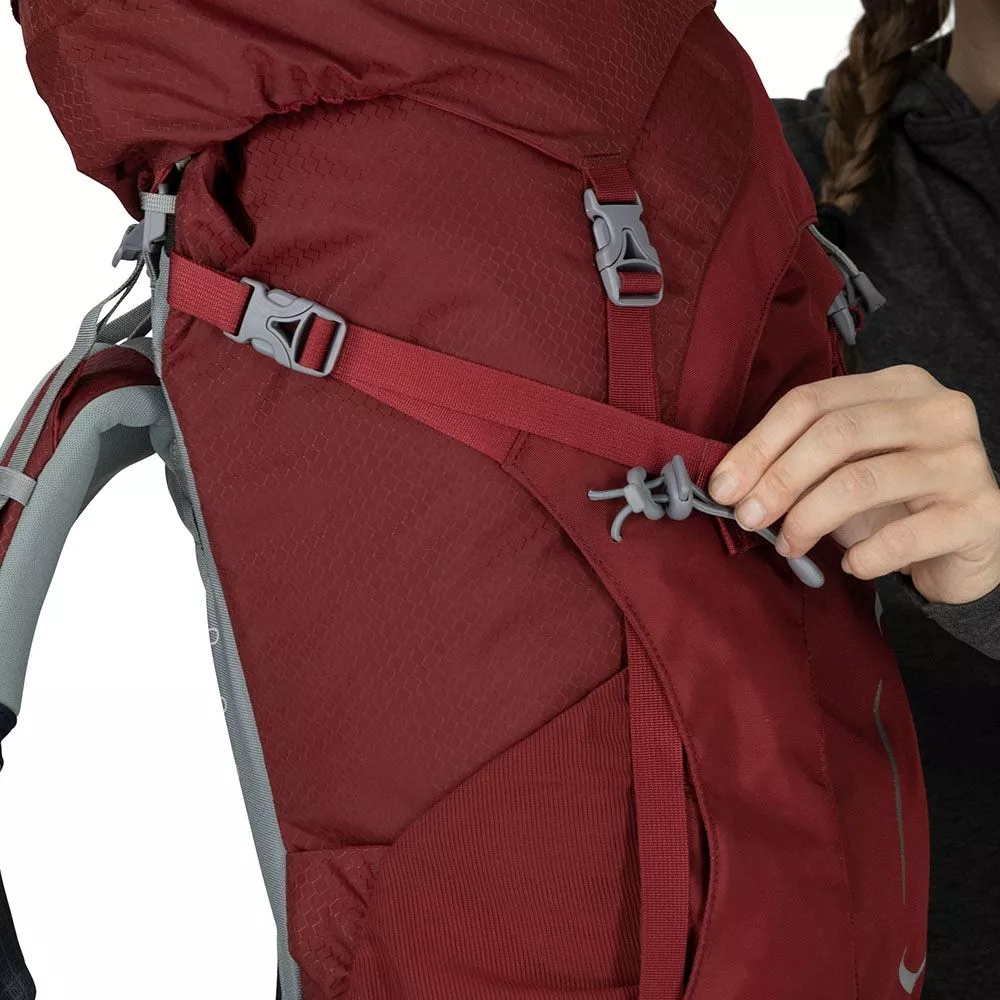 Damenrucksack Osprey Ariel 55 WM/L, Claret Red 7 Damenrucksack Osprey Ariel 55 WM/L, Claret Red – Bild 7
