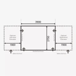 Aufblasbares Wohnmobilvorzelt Dometic Club Air Pro 390 L -Camping Förderung dometic club air pro 390 grundflaeche masse wohnmobilvorzelt 1000 8 23254