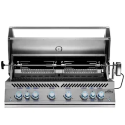 Einbau-Gasgrill Napoleon Integrierter 44 RB Der Serie 700 Inklusive Drehspiess Und Innenbeleuchtung -Camping Förderung drehspiess set mit motor einbau grills napoleon serie 700 44rb aussenkueche 1000 2 26066