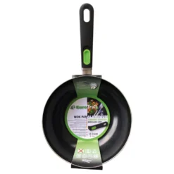 Campingpfanne Eurotrail Wokpfanne Mit Antihaftbeschichtung Ø 24 Cm -Camping Förderung eurotrail wokpfanne mit antihaftbeschichtung 24 cm keramik induktion campingpfanne bratpfanne wok pan ceramic 6 1000 6 19243