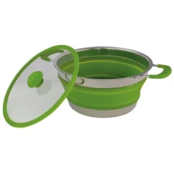 Faltbarer Campingkochtopf Eurotrail Mit Deckel 1 Liter, Grün -Camping Förderung faltbare campingtopf eurotrail mit deckel gruen 2 15781