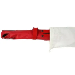 Grillschürze Feuermeister Premium Lederschürze, Nappaleder, Länge 95 Cm -Camping Förderung feuermeister lederschuerze kreuzberiemung baumwollbeutel kordelzug rotes grillzubehoer 1000 4 24675
