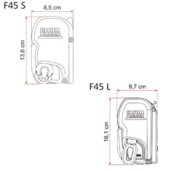 Markise Fiamma F45S 300, Tuch: Royal Blue, Gehäuse: Polar White -Camping Förderung fiamma fiammastore standardhalterung fuer kurbelmarkise wandmarkise sonnenmarkise 1000 7 17842