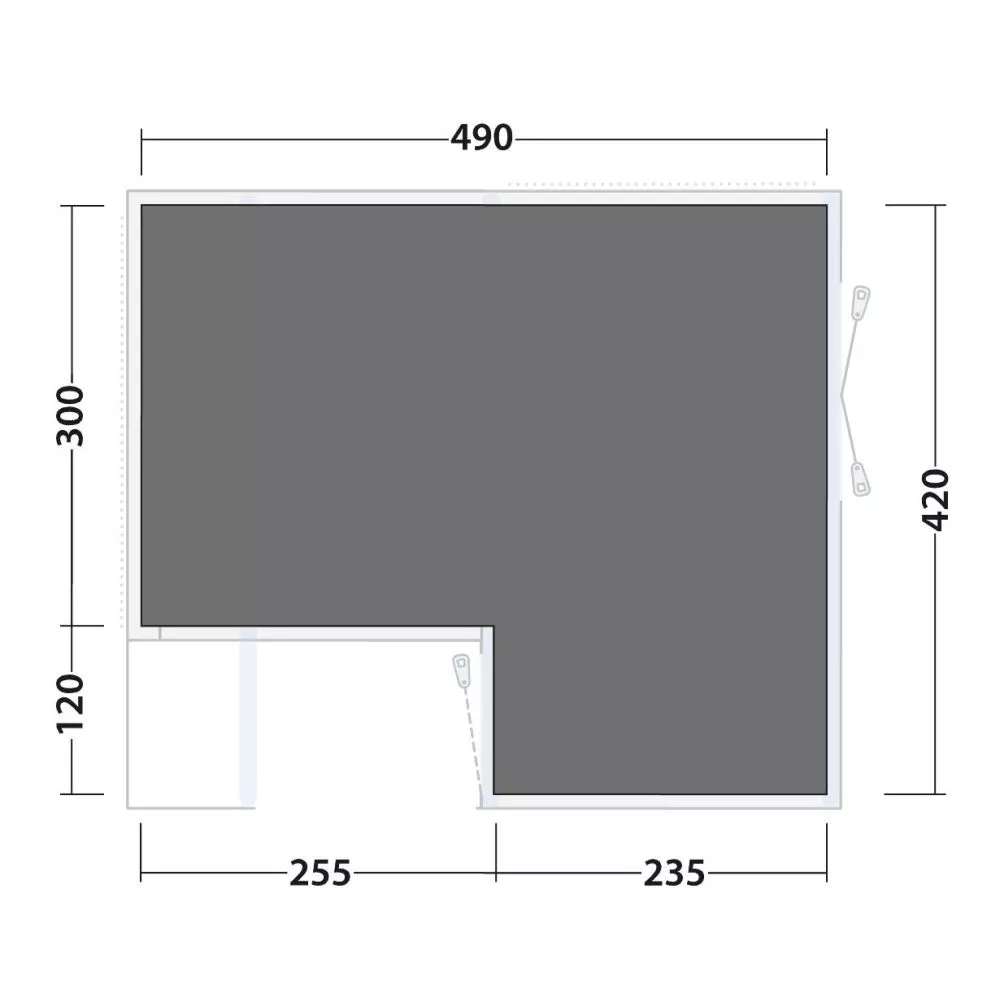 Unterlage Outwell Footprint Maryland / Virginia 5 Air 2 Unterlage Outwell Footprint Maryland / Virginia 5 Air – Bild 2