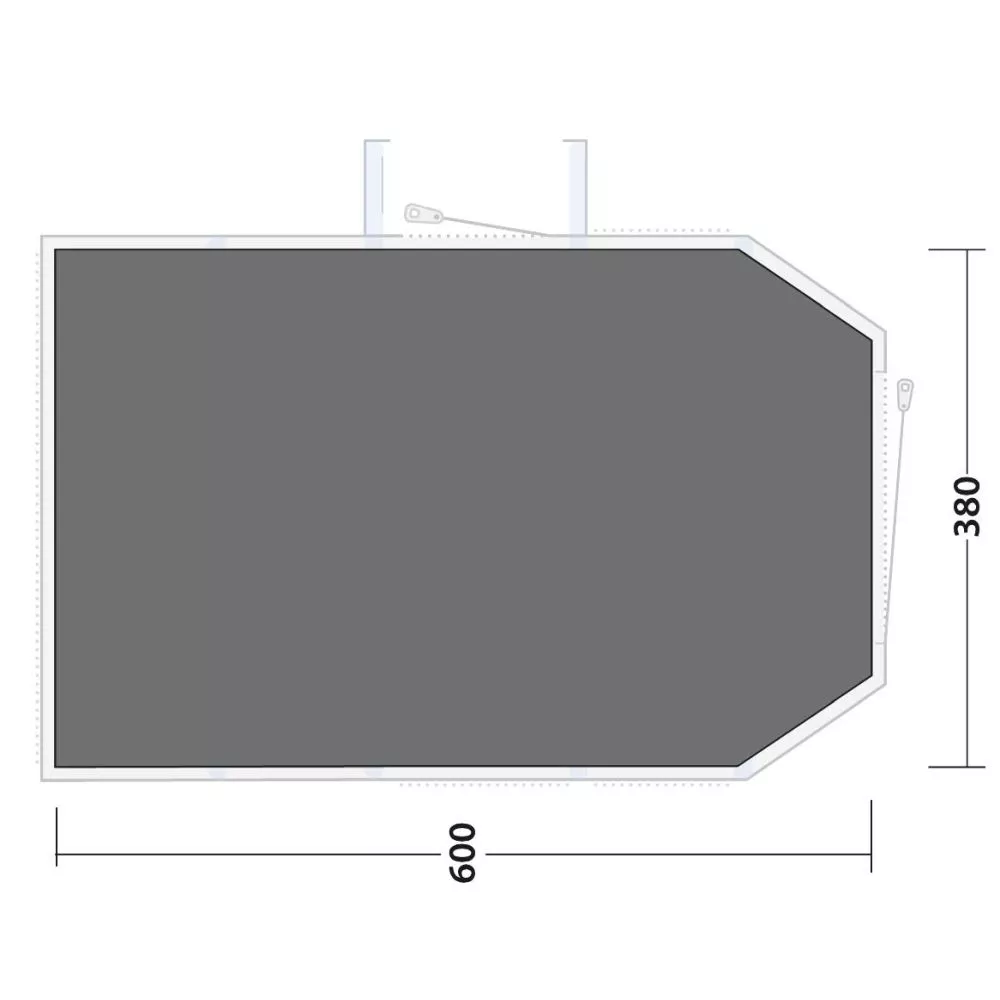 Unterlage Outwell Footprint Montana 6 Air 2 Unterlage Outwell Footprint Montana 6 Air – Bild 2