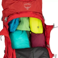 Trekkingrucksack Osprey Ariel 55 WXS/S, Claret Red 24 Trekkingrucksack Osprey Ariel 55 WXS/S, Claret Red -Camping Förderung frauenrucksack osprey ariel 55 mehrtagestourenrucksack wxs s 1000 5 22205