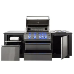 Outdoorküche Napoleon OASIS Compact 105 Mit BIG32-1 Und Einbau Sizzle Zone | Ausstellungsstück -Camping Förderung funktionale einbaukueche napoleon built in kitchen inklusive drehspiess gasflaschenschrank inklusive abdeckhaube 1000 3 28670