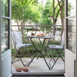 Campingtisch Lafuma Balcony II, Titane -Camping Förderung grauer tisch quadratisch terrasse lafuma balcony 2 colorblock titane klappbarer campingtisch 1000 8 24928