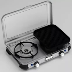 Campingkocher Campingaz Camping Kitchen 2 Grill & Go CV -Camping Förderung grillplatte grill plancha campingaz camping kitchen 2 grill and go cv 1000 7 24718