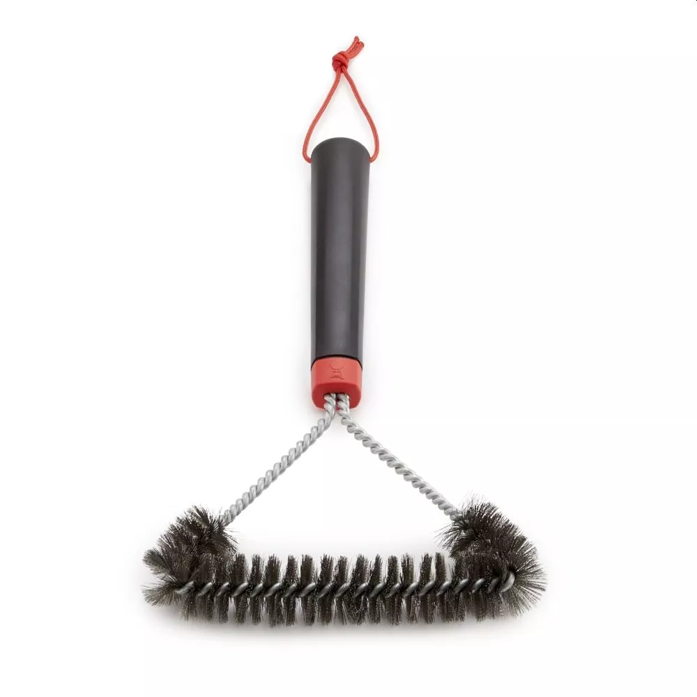 Weber Dreiseitige Grillbürste Mit Edelstahlborsten, 30 Cm 2 Weber Dreiseitige Grillbürste Mit Edelstahlborsten, 30 Cm – Bild 2