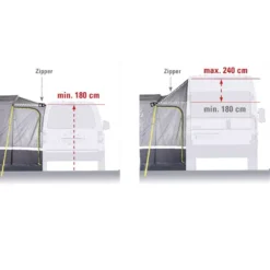 Buszelt High Peak Riva 2.0 -Camping Förderung high peak freistehendes busvorzelt riva20 anschlusshoehe campingfahrzeuge 1000 6 22624
