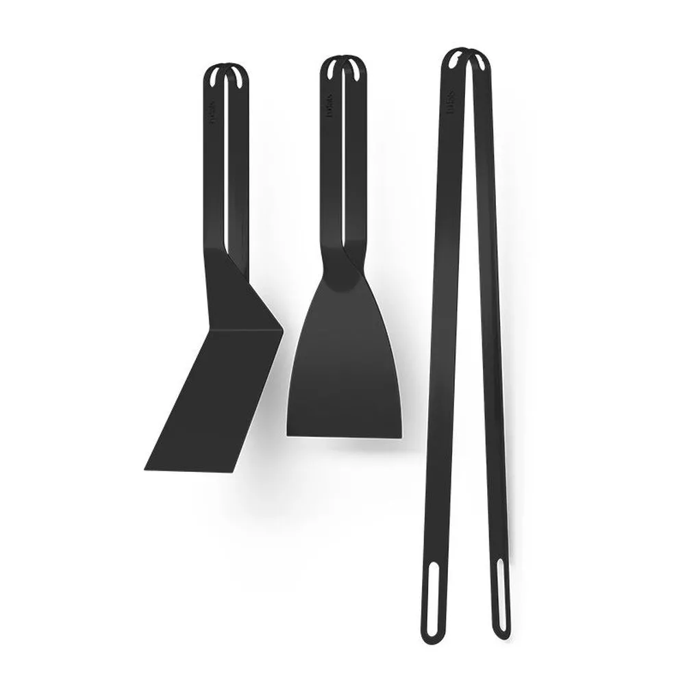 Höfats BBQ-Tool-Set, 3-teilig, Schwarz 1 Höfats BBQ-Tool-Set, 3-teilig, Schwarz