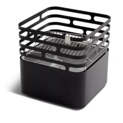 Höfats Feuerkorb CUBE Grill Set, Schwarz -Camping Förderung hoefats cube bbq grillset grillrost schwarzer feuerkorb cube 1000 2 27689