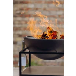 FIRE KITCHEN Mit BOWL 70 Plancha-Grillset Tief -Camping Förderung hoefats feuerschale bowl70 einfache reinigung grillen raucharmes feuer 1000 5 26346