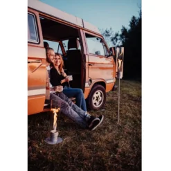 Höfats Spin Erdspiess, Silber -Camping Förderung hoefats spin erdspiess tischfeuer gartenfackel feuerlampe 1000 2 22325