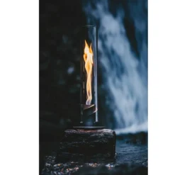 Tischfeuer Höfats SPIN 900, Grau -Camping Förderung indoor outdoor windlicht hoefats spin 900 mit bio burner fluessig brennstof bioethanol 1000 6 25733