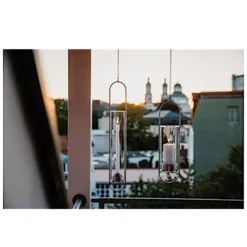 Windlicht Höfats Oval Candle, Silber, 55 Cm -Camping Förderung kerzenhalter windlicht hangen aufstellen hoefats zubehoer oval candle silber 55cm hoehe 1000 5 25624