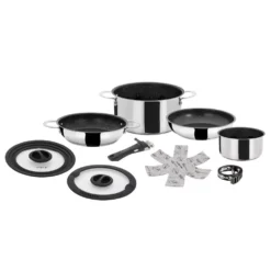 Camping Topf- Und Pfannenset Brunner Academy Vacum High NG 7+1 Ø 22