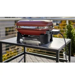 Weber Lumin Compact Elektrogrill, Red | Ausstellungsstück -Camping Förderung kompakter elektrogrill outdoor weber lumin compact rot 1000 5 27743