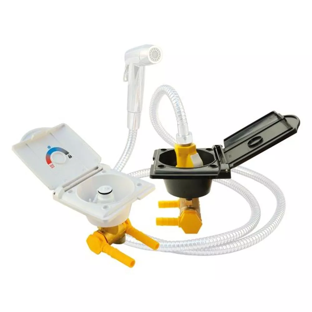 Lilie Duschanschluss Aussen, Ø 10 Mm, Schwarz 3 Lilie Duschanschluss Aussen, Ø 10 Mm, Schwarz – Bild 3