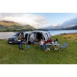 Aufblasbares Buszelt Coleman Journeymaster Deluxe L Air -Camping Förderung luftvorzelt coleman journeymaster deluxe l air aufblasbares busvorzelt freistehend driveaway 1000 19 26309