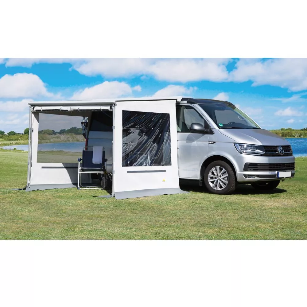 Markisen-Seitenwand DWT Rain Outside Für Campingbusse 2 Markisen-Seitenwand DWT Rain Outside Für Campingbusse – Bild 2