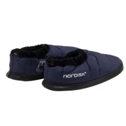 Daunenschuhe Nordisk Mos Down Slippers XL (44-46), Dress Blue -Camping Förderung mos down slippers mit ultraweichem innenfutter widerstandfaehiges material blaue huettenschuhe nordisk logo 1000 2 26828