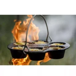 Petromax Gusseisen Muffinform -Camping Förderung muffins outdoor backen lagerfeuer grill backofen kohle petromax backformen gusseisen 1000 2 25993